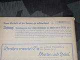 NS Gemeinschaft Kraft durch Freude Urlaubsfahrten 1937 Gau Sachsen