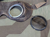 Original German Sun/Dust Leather Goggles