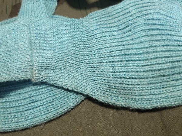 German Head Band Ear Warmer Blue MEDIUM