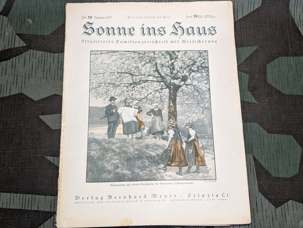 Sonne ins Haus Magazine Heft 10 1937