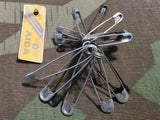 Lot of 24 German Safety Pins Aida