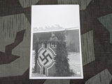 Kriegsfahne Podium Picture Postcard