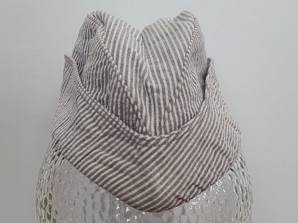 WAVES Seersucker Garrison Cap (Size 20)