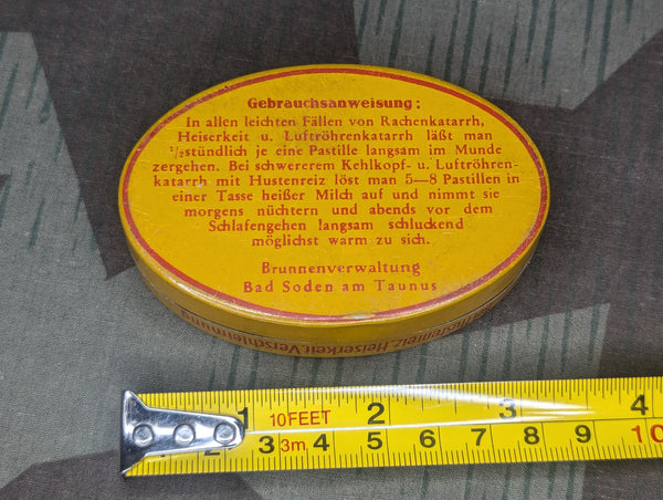 Sodener Menthol Cough Drop Tin