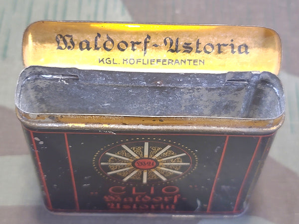 WWI Kgl. Waldorf Astoria Clio Cigarette Tin