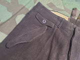 German Brown Wool Plus Four Trousers (32" Waist)