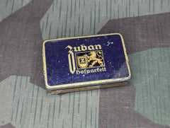Small Tin for Gold Tipped Zuban Cigarettes