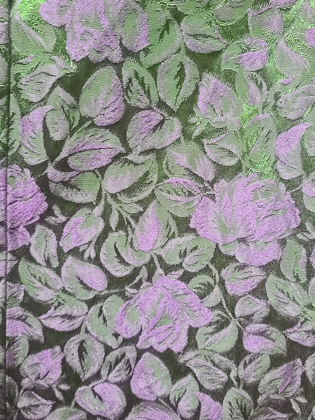 Green and Purple Dirndl <br> (B-40" W-34" H-50")