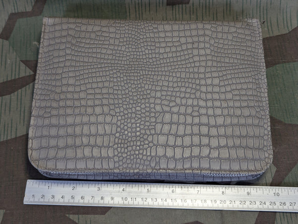 German Hygiene Kit in Gray Leather Case Bakelite Pieces