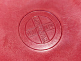Red Trumpf Butter Dish with Glass Liner