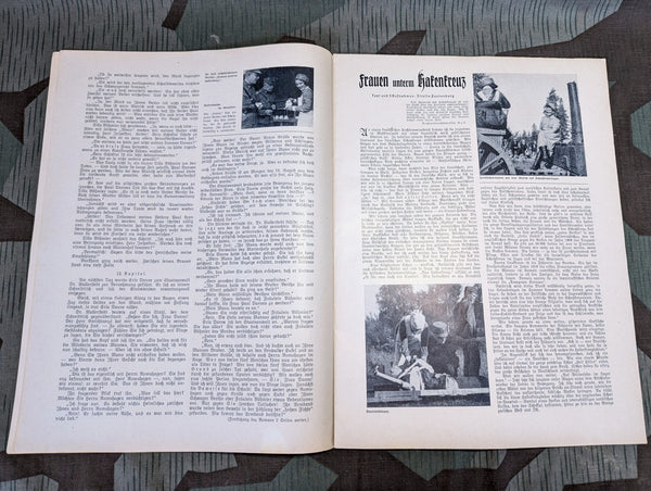 Was Ihr Wollt Magazine Heft 4 1937 With Dress Pattern (Lotta Svärd)