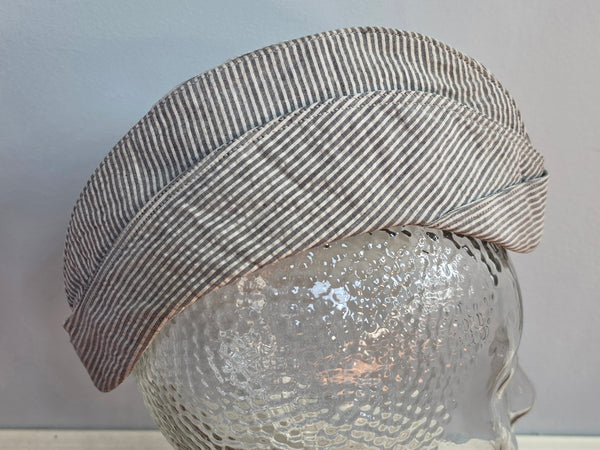 WAVES Seersucker Garrison Cap (Size 21)