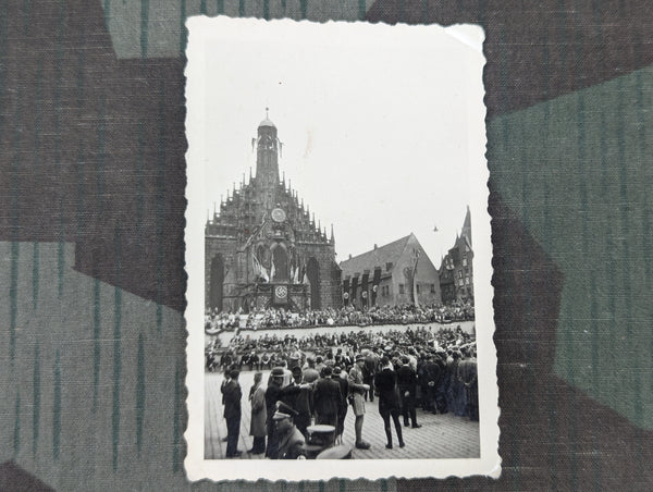 Original Photo Of Nürnberg Hauptmarkt During Rally 1937?