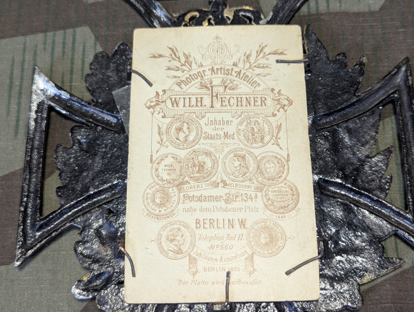 WWI Iron Cross Photo Frame