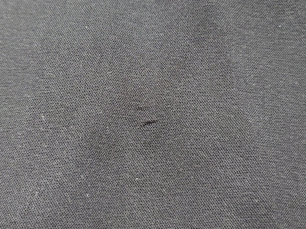 Black Rayon Peplum Dress with Lace Top <br> (B-34" W-27" H-37")