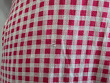 Red and White Gingham Dress <br> (B-41" W-32" H-40")