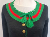 German Traditional Knit Sweater (Edelweiss Buttons)