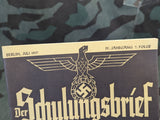 Der Schulungsbrief NSDAP Magazine July 1937 Anti-Liberalisten