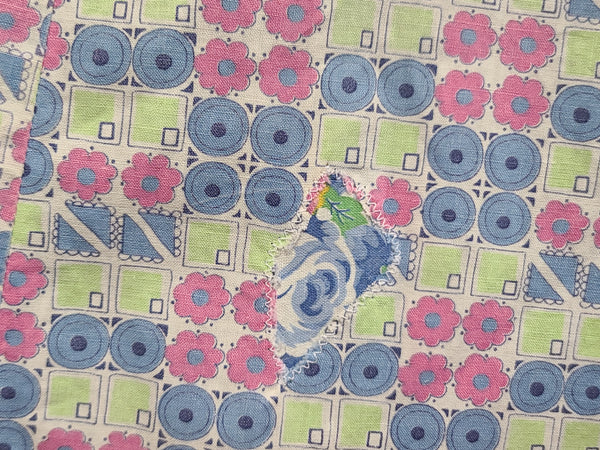 Colorful Print Button Down Dress <br> (B-52" W-44.5" H-52")