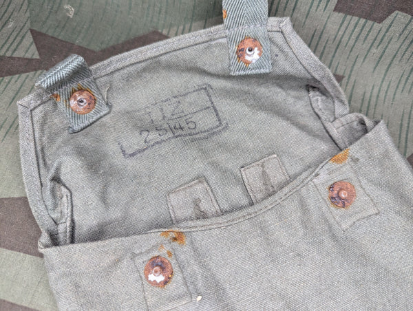 Original Late War Cloth Gas Cape Pouch