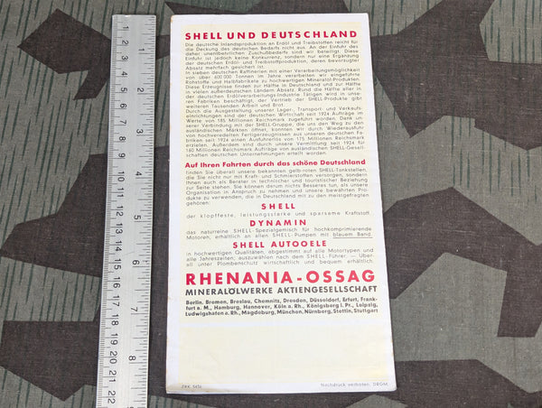 Shell Oil Braunschweig City Map