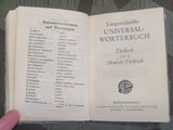 German - Turkish Pocket Dictionary 1942