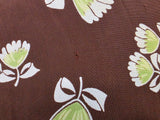 Brown Peplum Dress <br> (B-43" W-34" H-39")