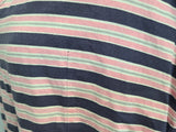 Pink and Dark Blue Striped Dress <br> (B-36" W-27" H-38")