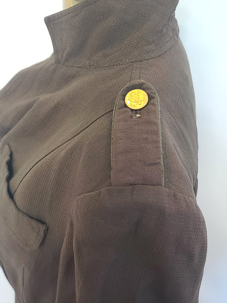 Nurse Chocolate Off Duty Dress <br> (B-36" W-26" H-32")