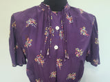 Purple Dress with Bow Print <br> (B-40" W-30" H-37")