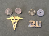 Army Nurse and U.S. Insignia Pins in Box