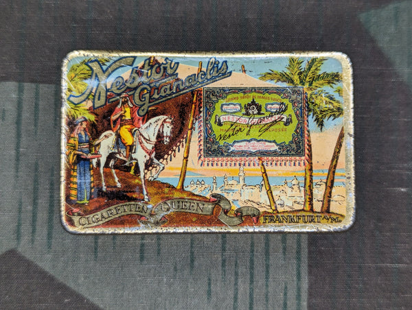 Small Tin for 10 Cigarettes Nestor Queen