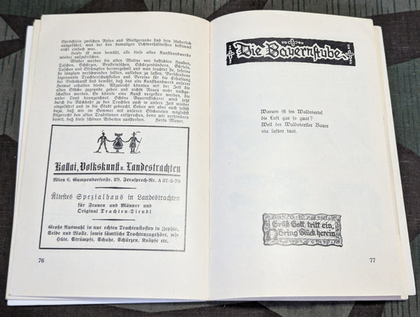 Das Lustige Trachtenbuch 1938