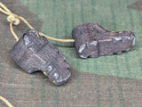 Tiny Wooden Gebirgs Boots Necklace