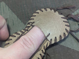 Small German Leather And Rayon Coin Purse