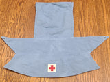 American Red Cross Blue Seersucker Dress and Hat <br> (B-42" W-36" H-41")