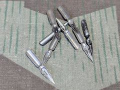 Lot of 6 Small Pen Nibs No 66 Iserlohn