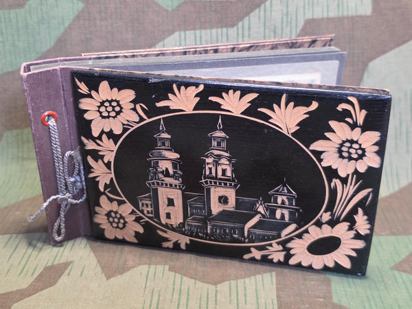 Krakow 1941 Carved Soldier's Photo Album