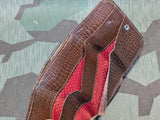German Leather Wallet With Large Attached Coin Purse