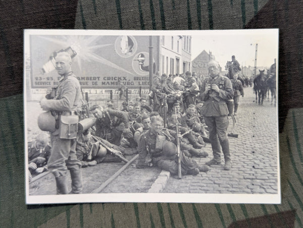 Original Picture Belgium with Spark Plug Advertising