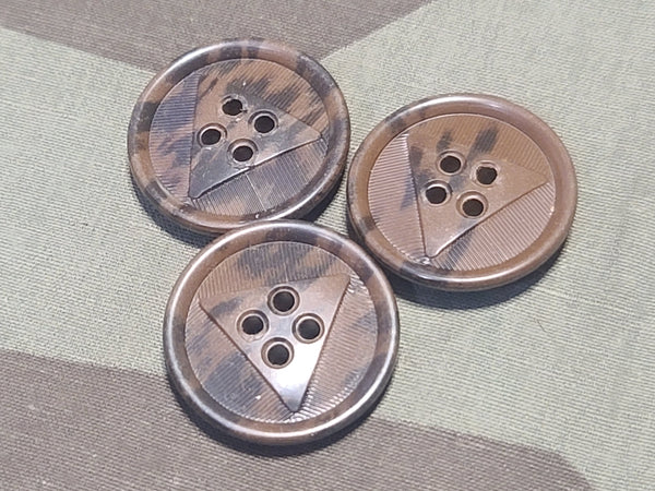 Brown Buttons 13mm (Lot of 10)