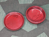 Red Bakelite Taifun Typewriter Ribbon Container