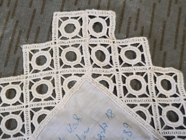 East German NVA Souvenir Doily