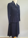 Navy WAVES Uniform: Jacket and Skirt <br> (B-38" W-31" H-42")