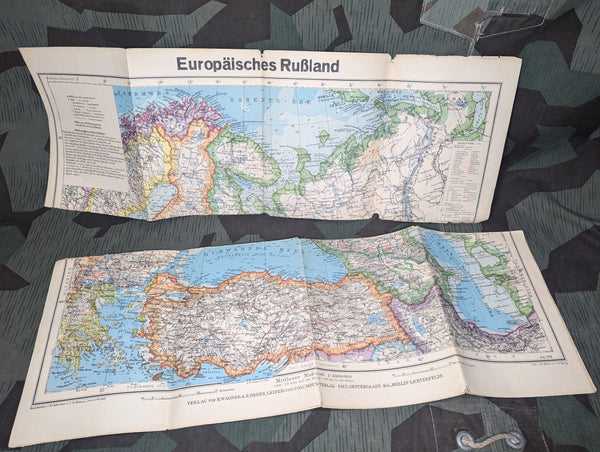 Europäisches Russland 1942 Tornister Map