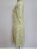1920s Crepe Flapper Dress XXS <br> (31" Bust)
