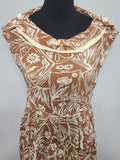 Harvest Print Dress <br> (B-36" W-30")