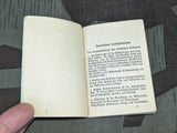 Soldier's Protestant Evangelical Feldgesangbuch