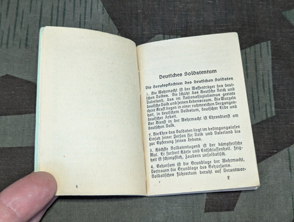 Soldier's Protestant Evangelical Feldgesangbuch