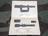 Original K98 Zf41 Scope Manual D 136/1 1942